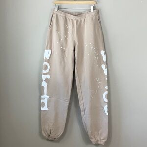 Sp5der Beluga Sweatpants Light Brown